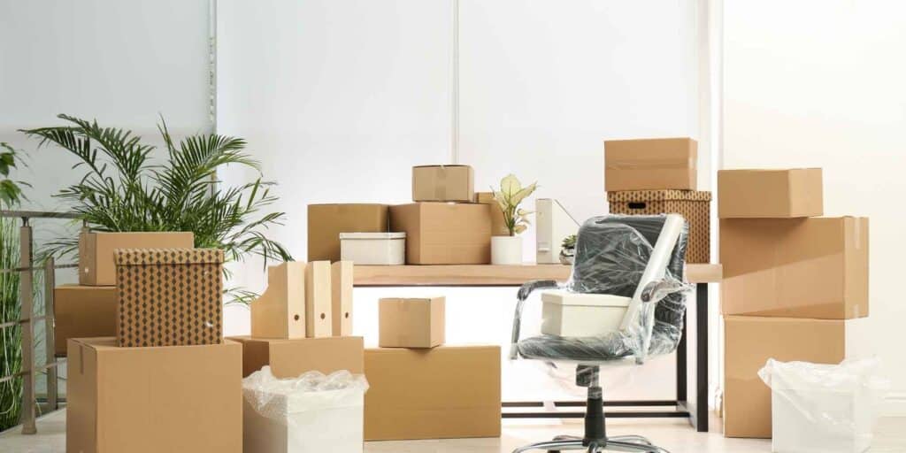 Stuff that is packed to be moved for a long distance move by Rational Moving using their long distance moving services